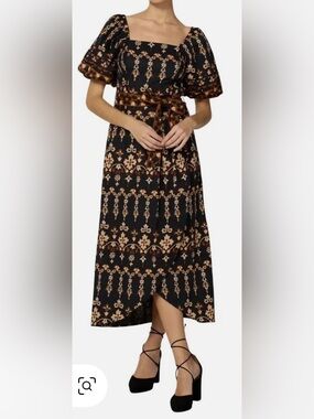 Cleobella Lucia Printed Midi Dress, Brand New, Size S